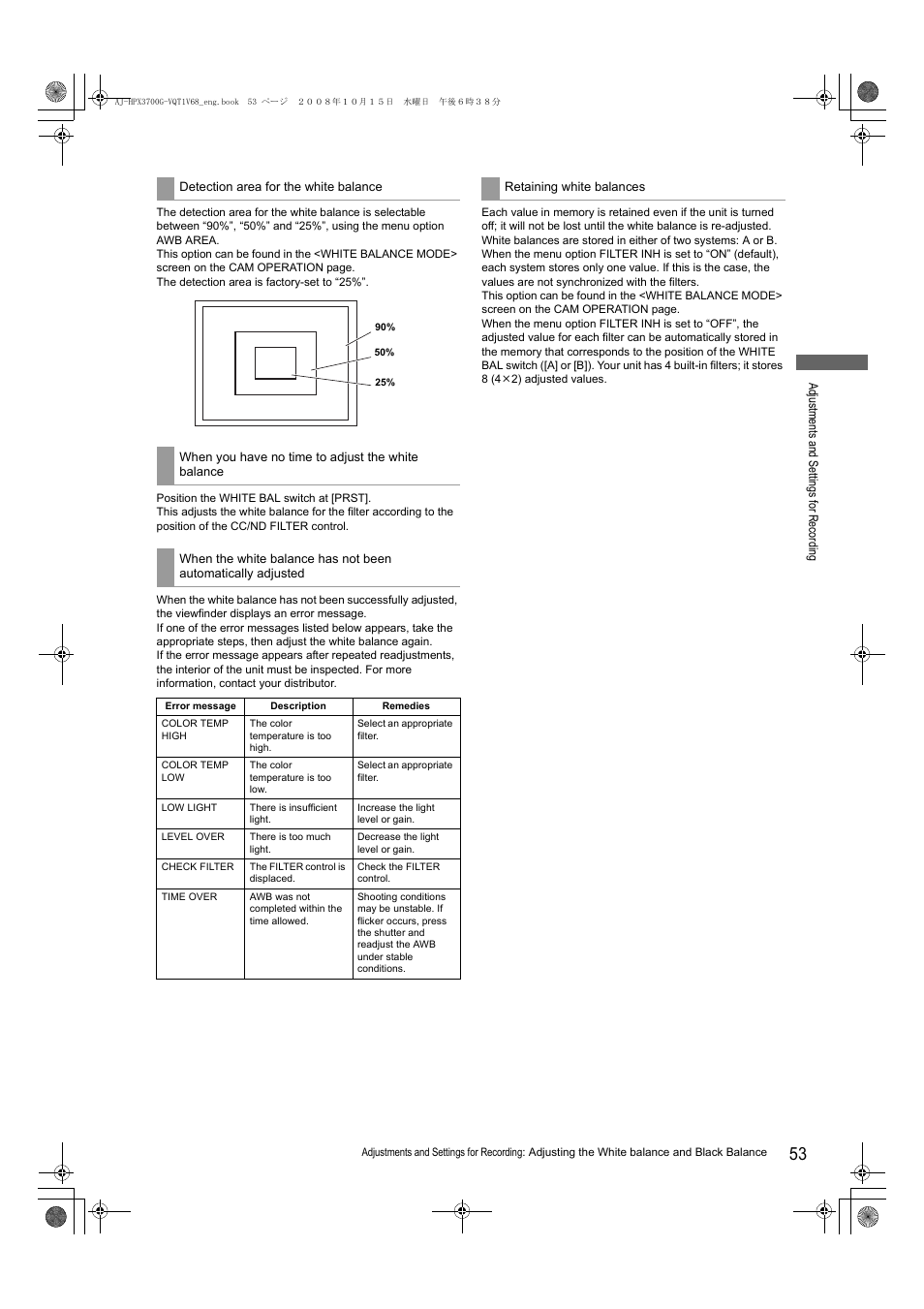 Panasonic AJ-P2C016RG User Manual | Page 53 / 212