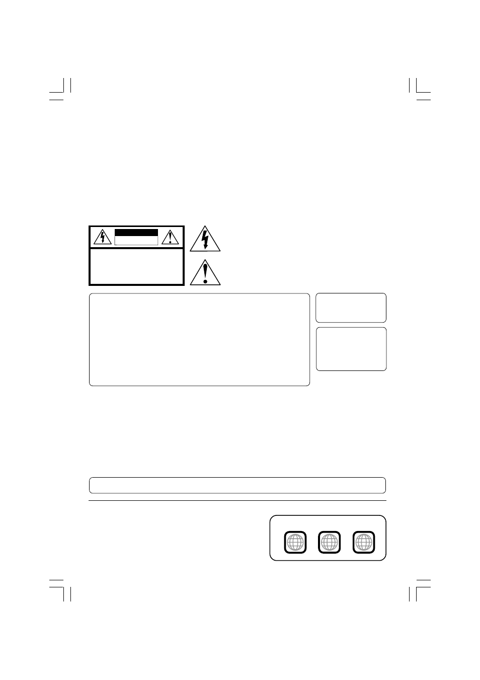 Safety precautions/mesures de sécurité, Warning, Caution | Avertissement, Attention | Panasonic LSQT0676A User Manual | Page 3 / 72