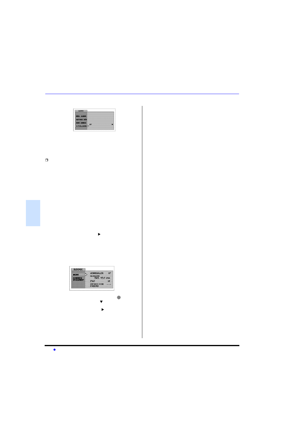 Blocage | Panasonic CT-32SL13 User Manual | Page 66 / 81