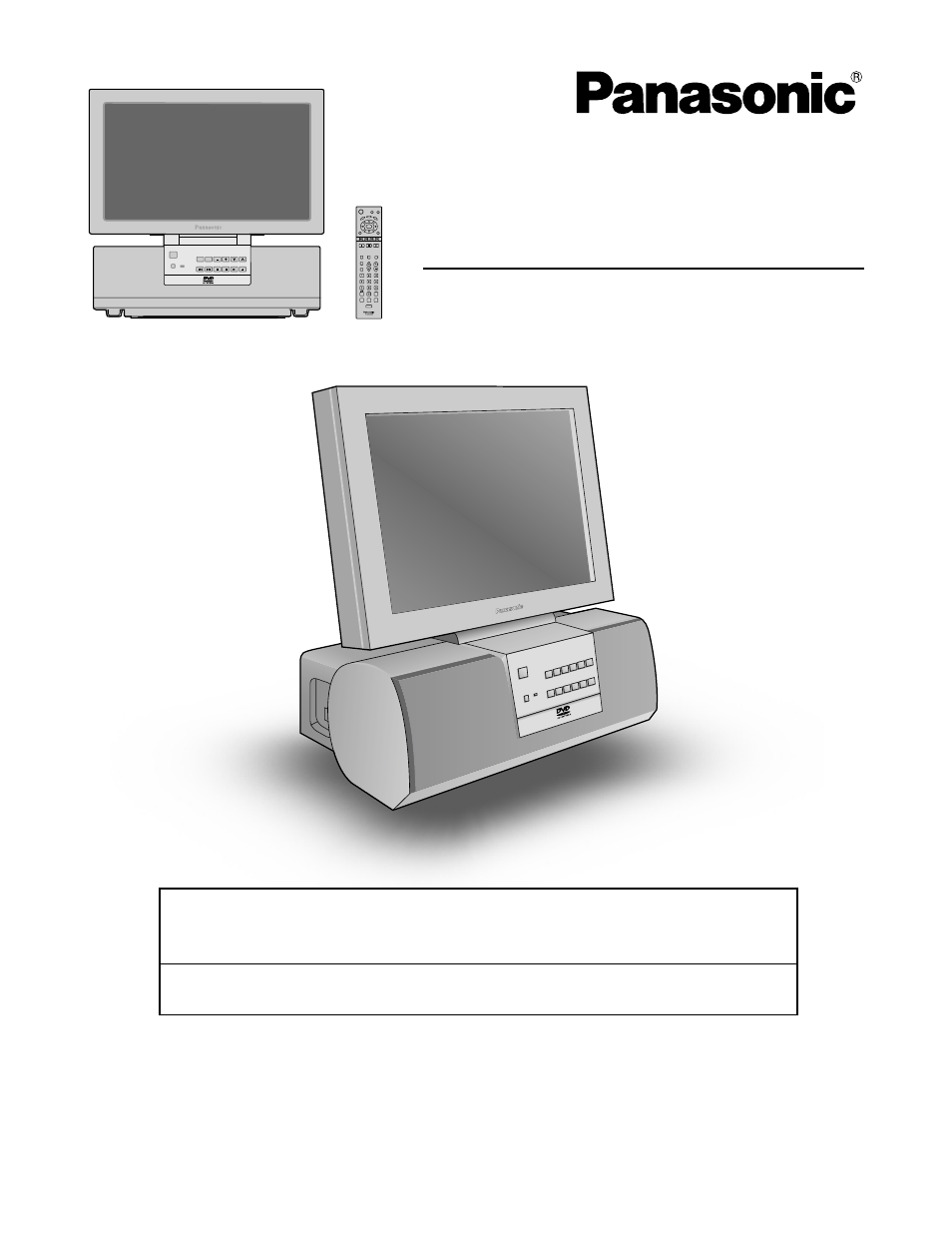 Panasonic TC 15DT2 User Manual | 72 pages