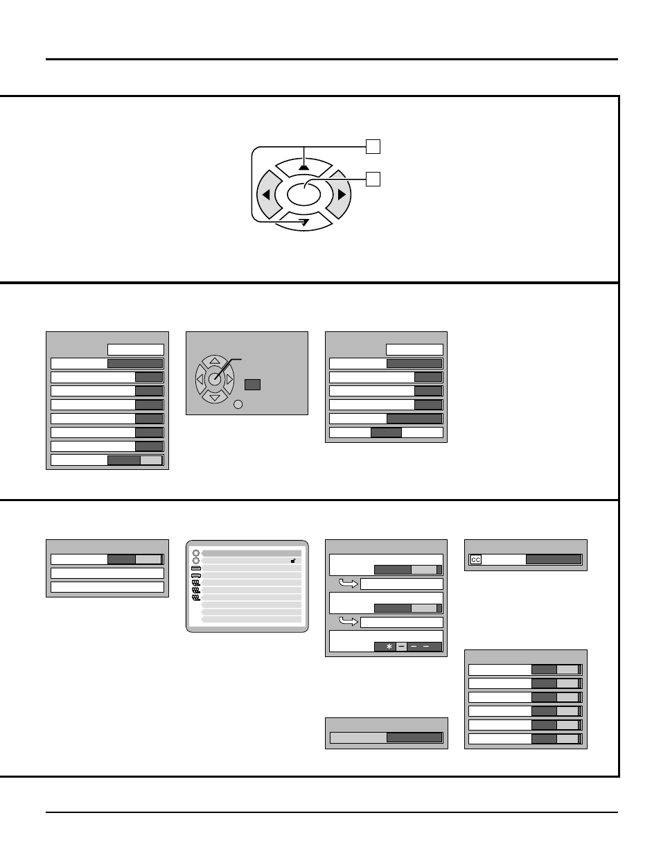 Flow chart of tv menu | Panasonic TC 15DT2 User Manual | Page 17 / 72