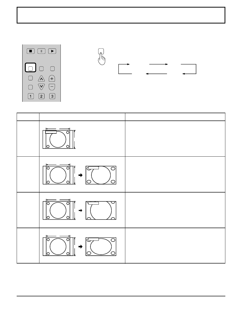 Aspect controls | Panasonic TC 15DT2 User Manual | Page 23 / 72