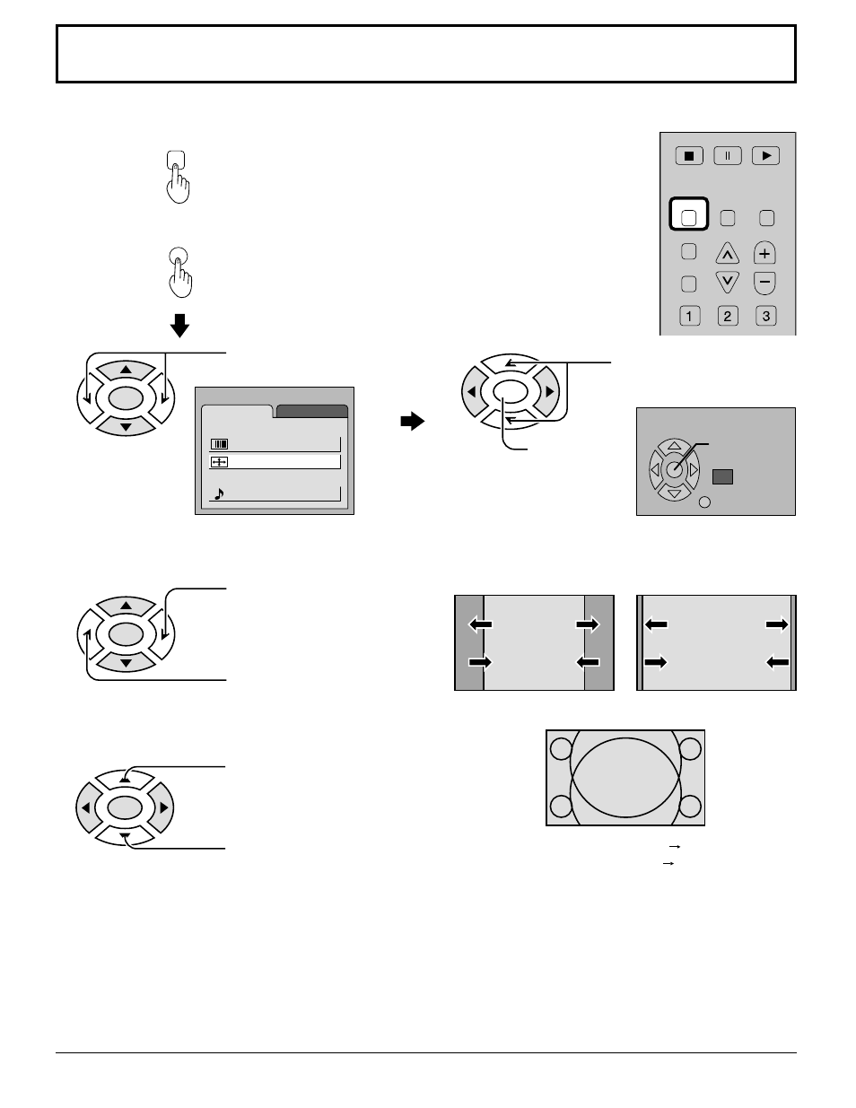 Adjusting screen position and size | Panasonic TC 15DT2 User Manual | Page 24 / 72