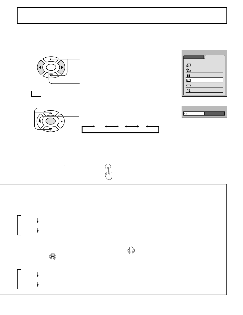 Closed captions | Panasonic TC 15DT2 User Manual | Page 29 / 72