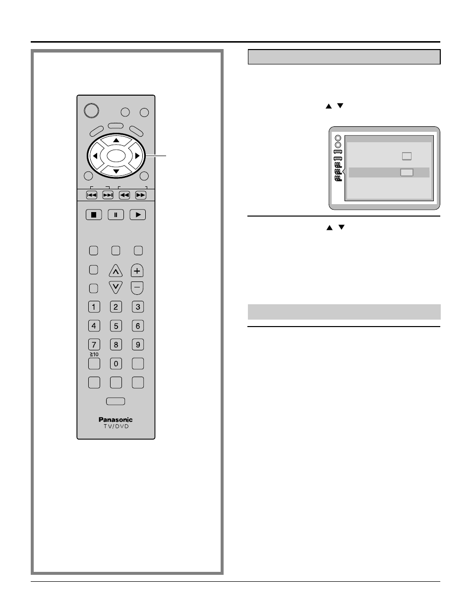 Selecting tv screen aspect, Initial settings | Panasonic TC 15DT2 User Manual | Page 60 / 72