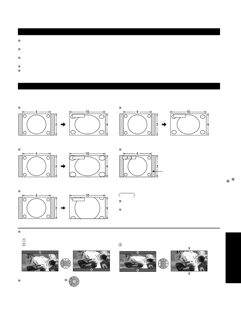 Additional information, Closed caption, Aspect ratio information | Technical information, Fa s etc | Panasonic HDMI TC-P50C1 User Manual | Page 45 / 71