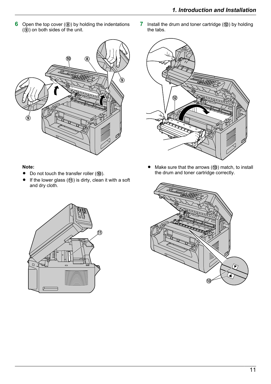 Panasonic KX-MB2030EX User Manual | Page 11 / 124