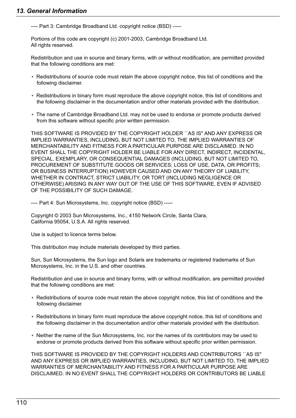 Panasonic KX-MB2030EX User Manual | Page 110 / 124