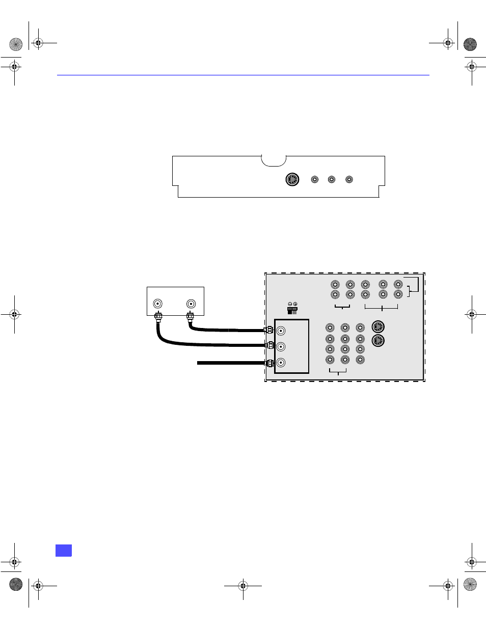 Cable box connection, Optional equipment connections (cont.), Nstallation | Cable box | Panasonic CinemaVision PT 56HX40 User Manual | Page 7 / 50