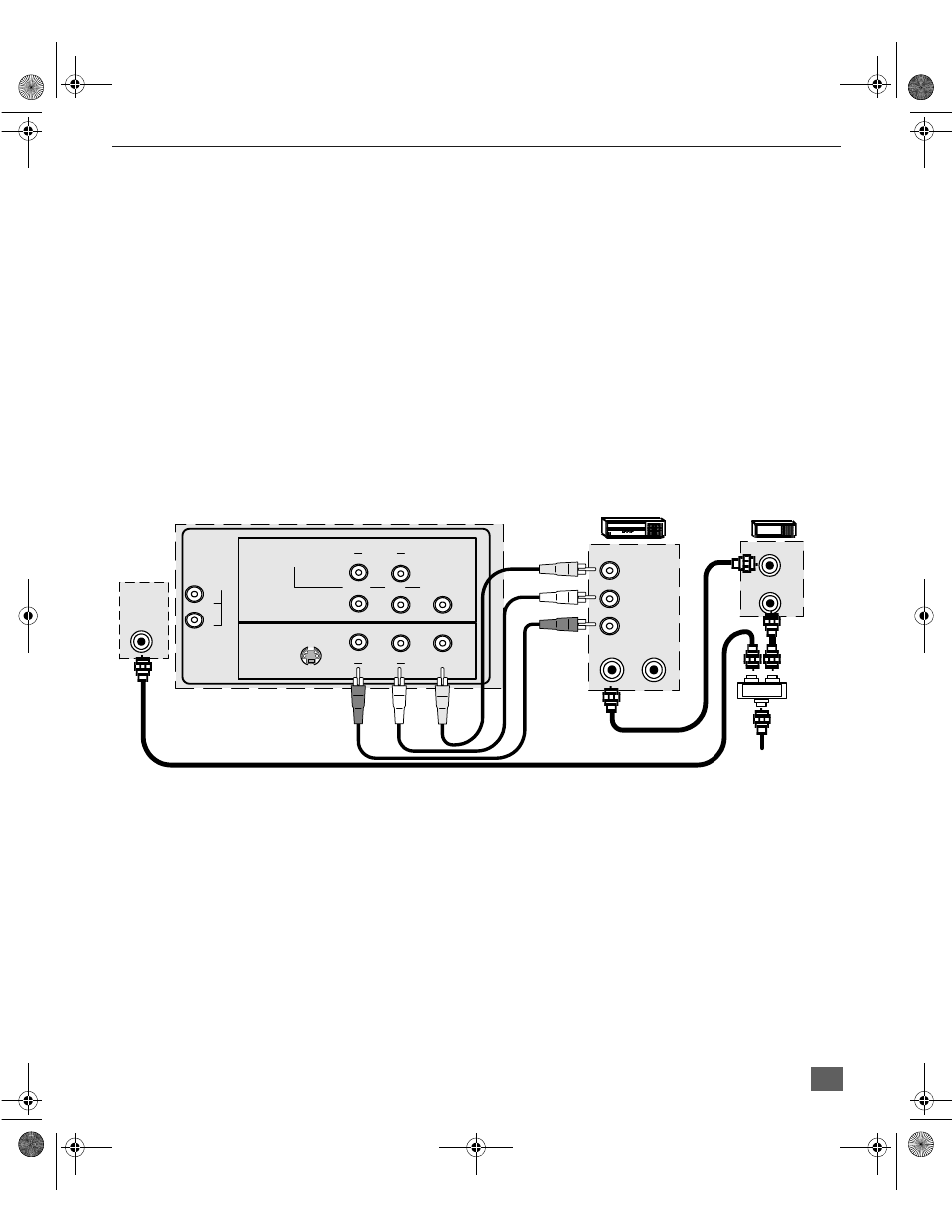 2 tuner picture in picture (pip) operation only, Pip operation with a vcr and cable box, 2 tuner picture in picture (pip) operation | Pip) o | Panasonic CT 27D11 User Manual | Page 12 / 50
