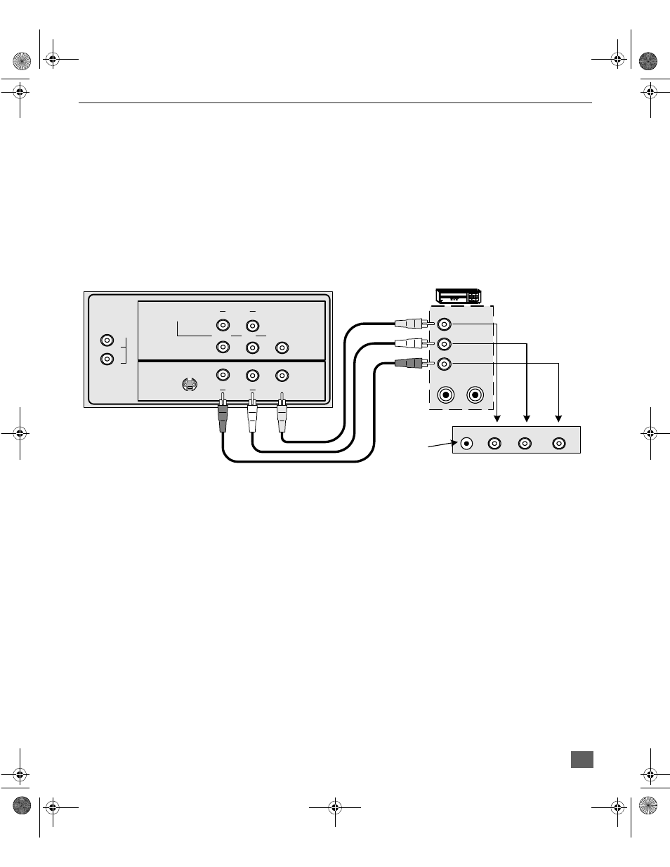 Optional equipment connections, Vcr connection, Optional equipment connections vcr connection | Nstallation, Procedure | Panasonic CT 27D11 User Manual | Page 8 / 50