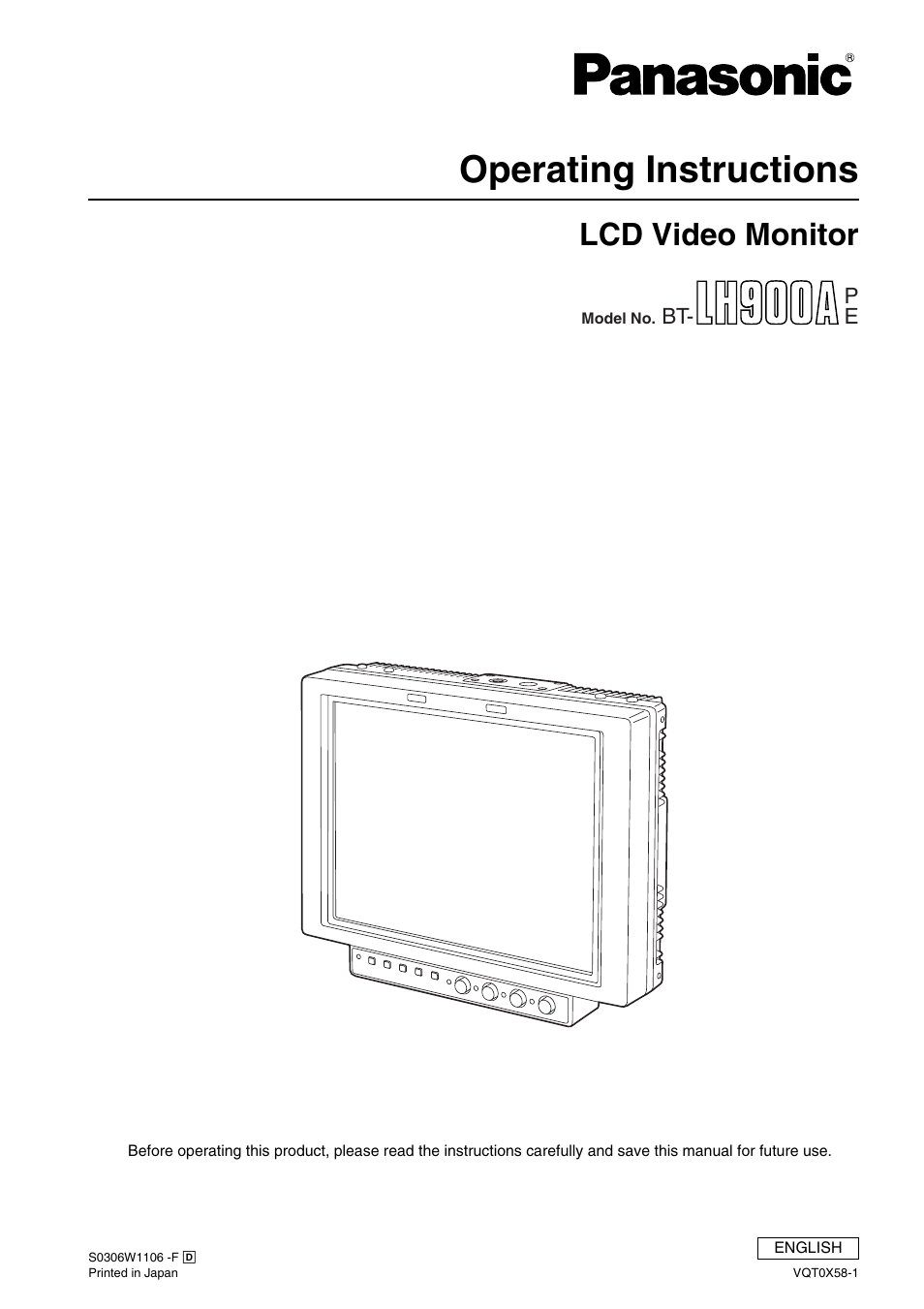 Panasonic BT-LH900A User Manual | 32 pages