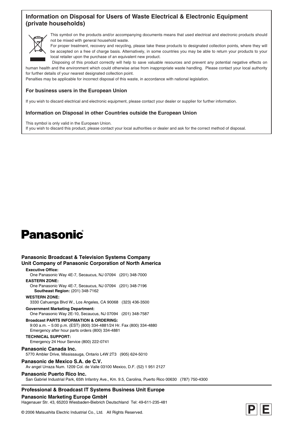 Panasonic BT-LH900A User Manual | Page 32 / 32