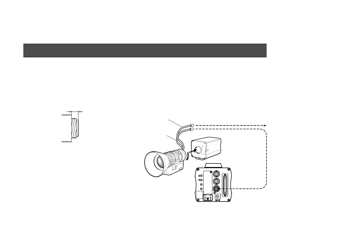 Mounting, Lens mounting | Panasonic AW-E300 User Manual | Page 12 / 55