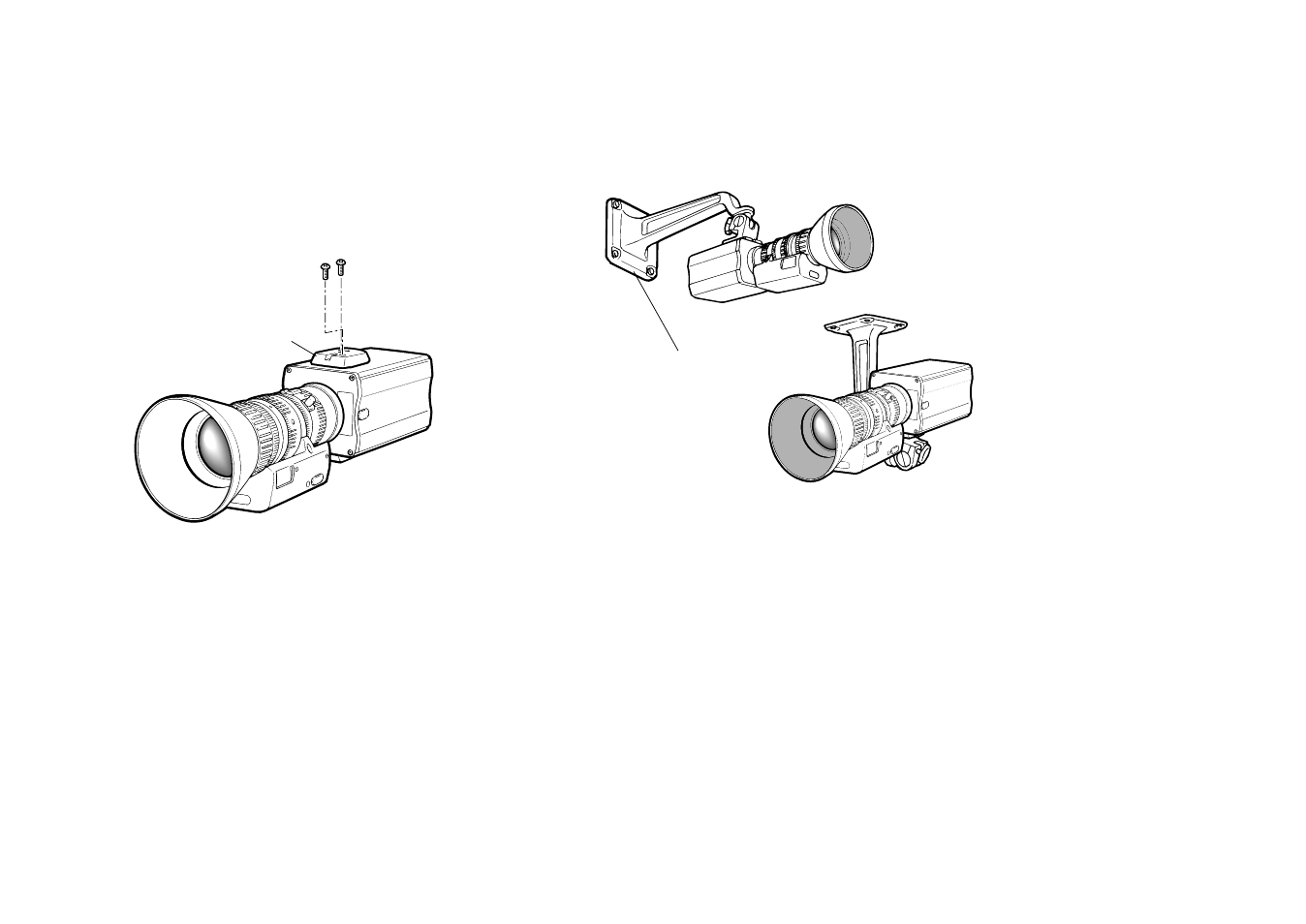 Camera mounting | Panasonic AW-E300 User Manual | Page 13 / 55