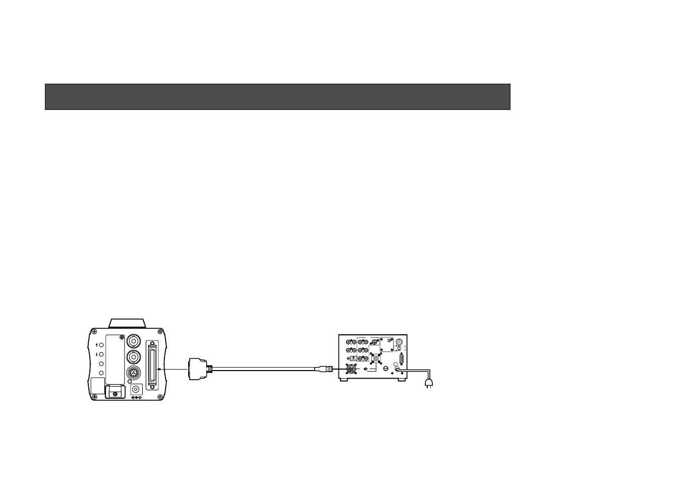 Connections, Connection of a remote control unit (rcu) | Panasonic AW-E300 User Manual | Page 16 / 55