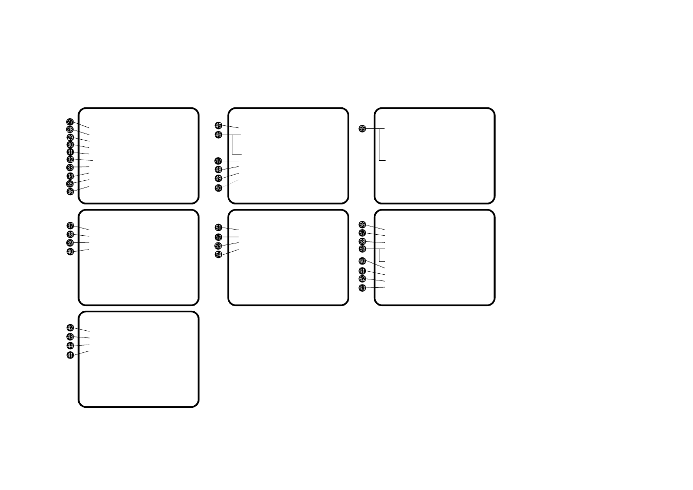 Sub menu (user mode) | Panasonic AW-E300 User Manual | Page 40 / 55