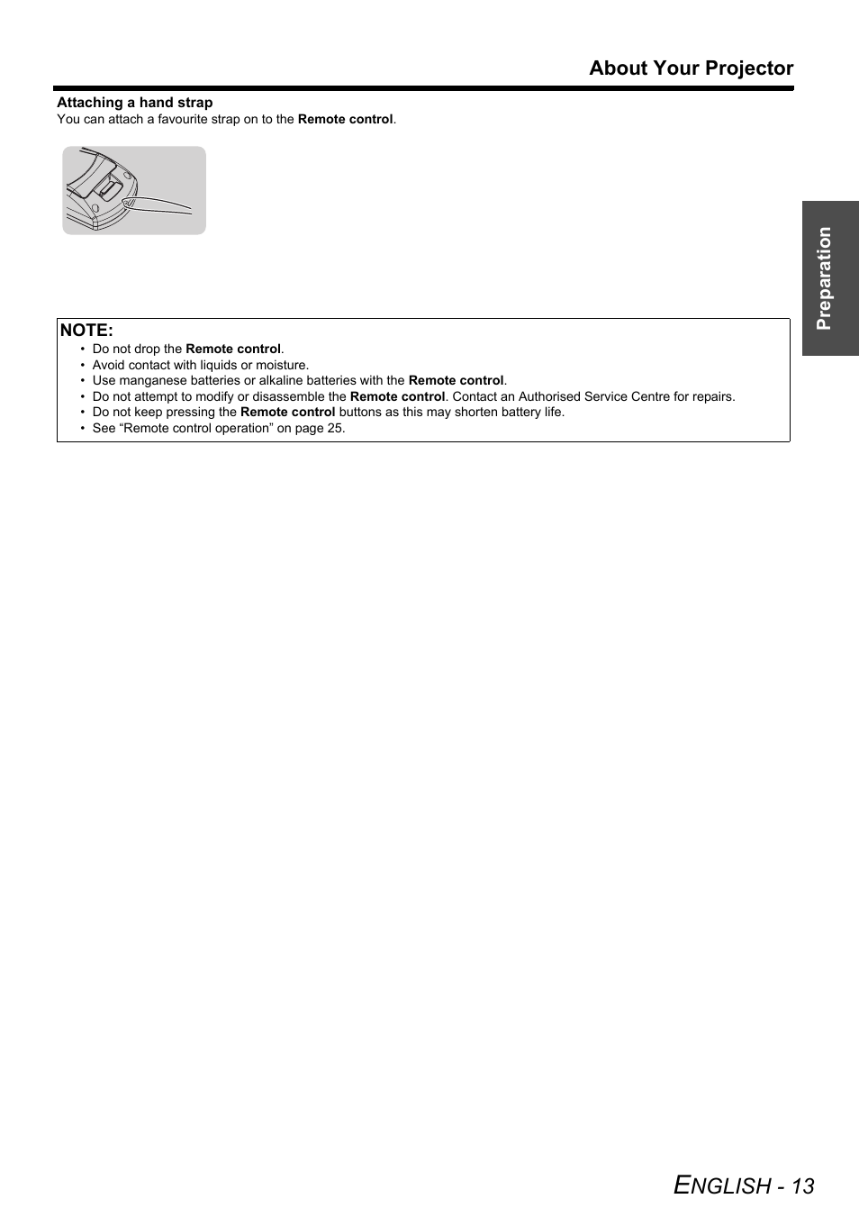 Nglish - 13 | Panasonic PT-LB51NTE User Manual | Page 13 / 56