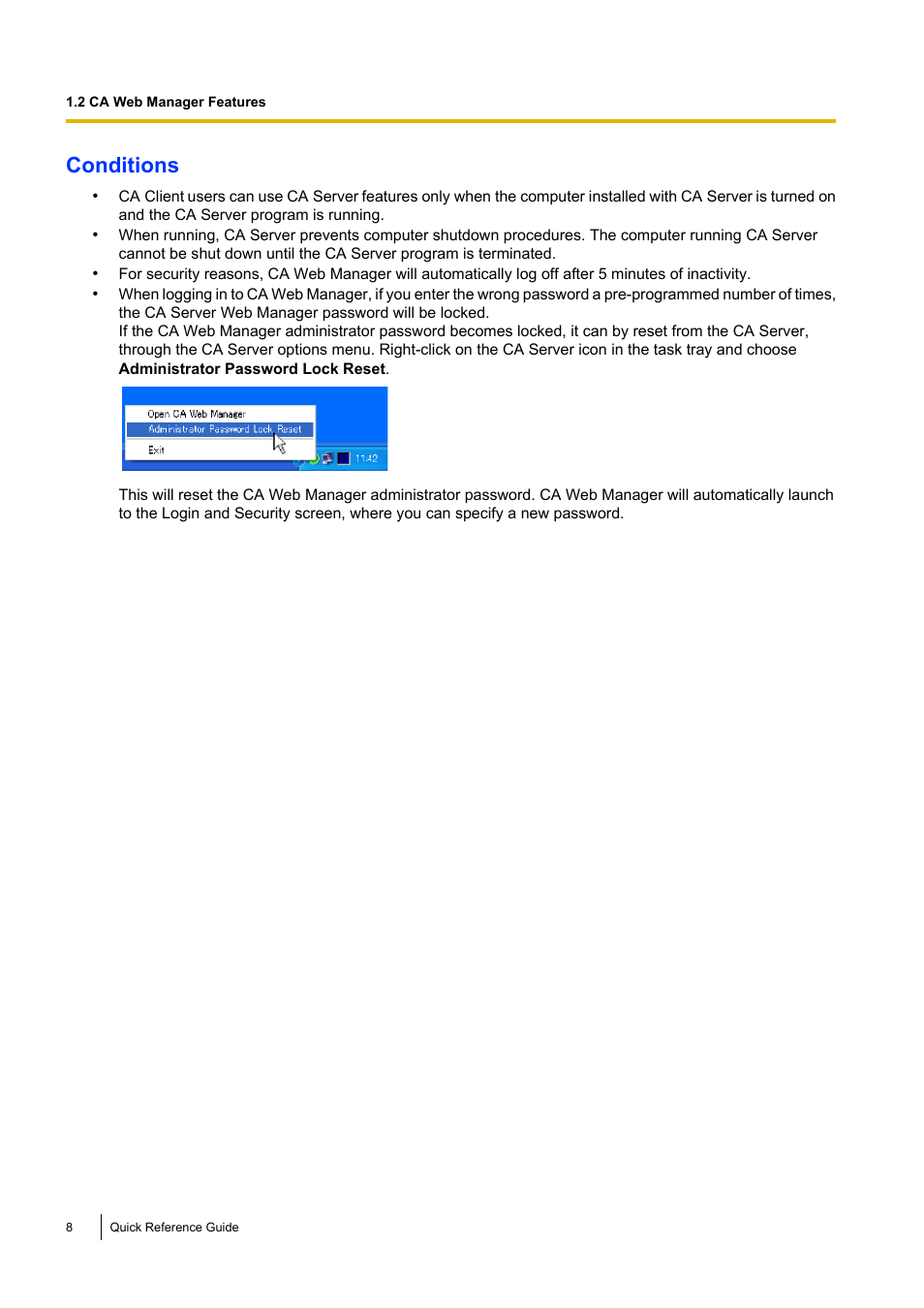 Conditions | Panasonic KX-TDE User Manual | Page 8 / 16
