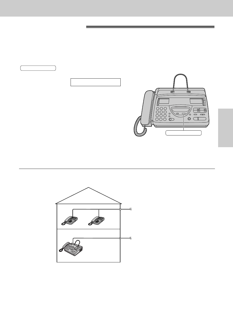 Receiving faxes, Fax only mode ! (all calls are received as faxes), Activating the fax only mode | Panasonic KX-FT21HK User Manual | Page 43 / 70