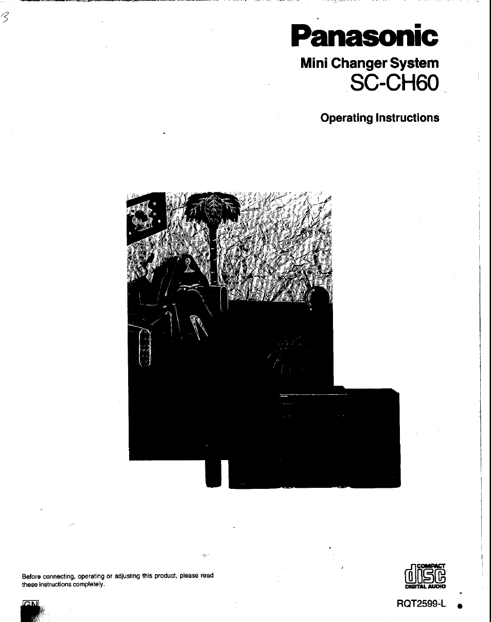 Panasonic SC-CH60 User Manual | 60 pages