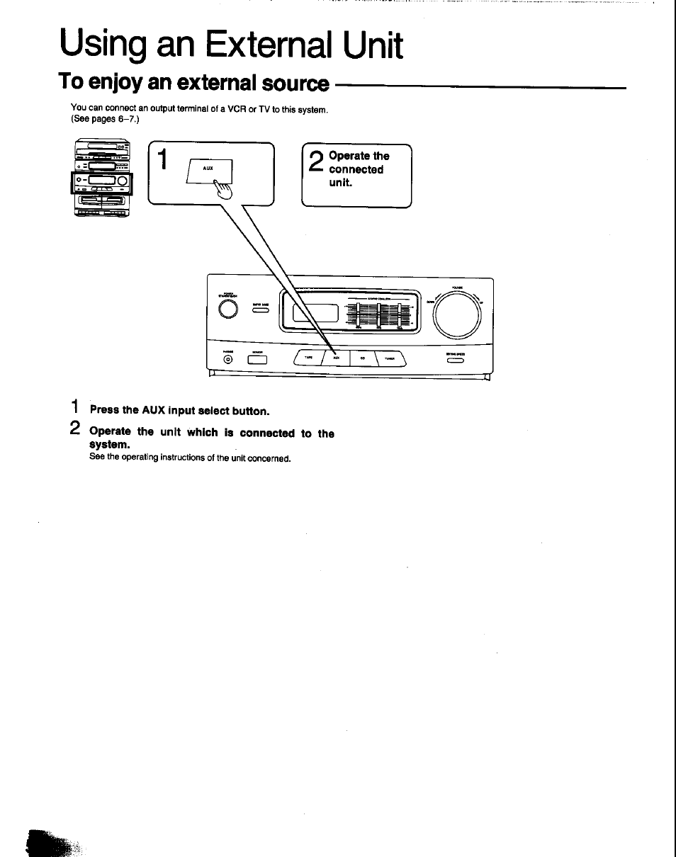 Using an external unit | Panasonic SC-CH60 User Manual | Page 52 / 60