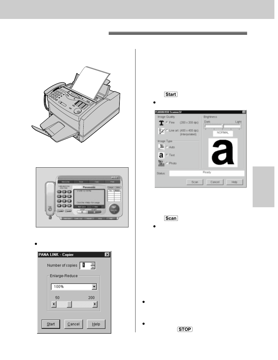 Copier, Pc based copying | Panasonic KX-FLM600 User Manual | Page 101 / 156