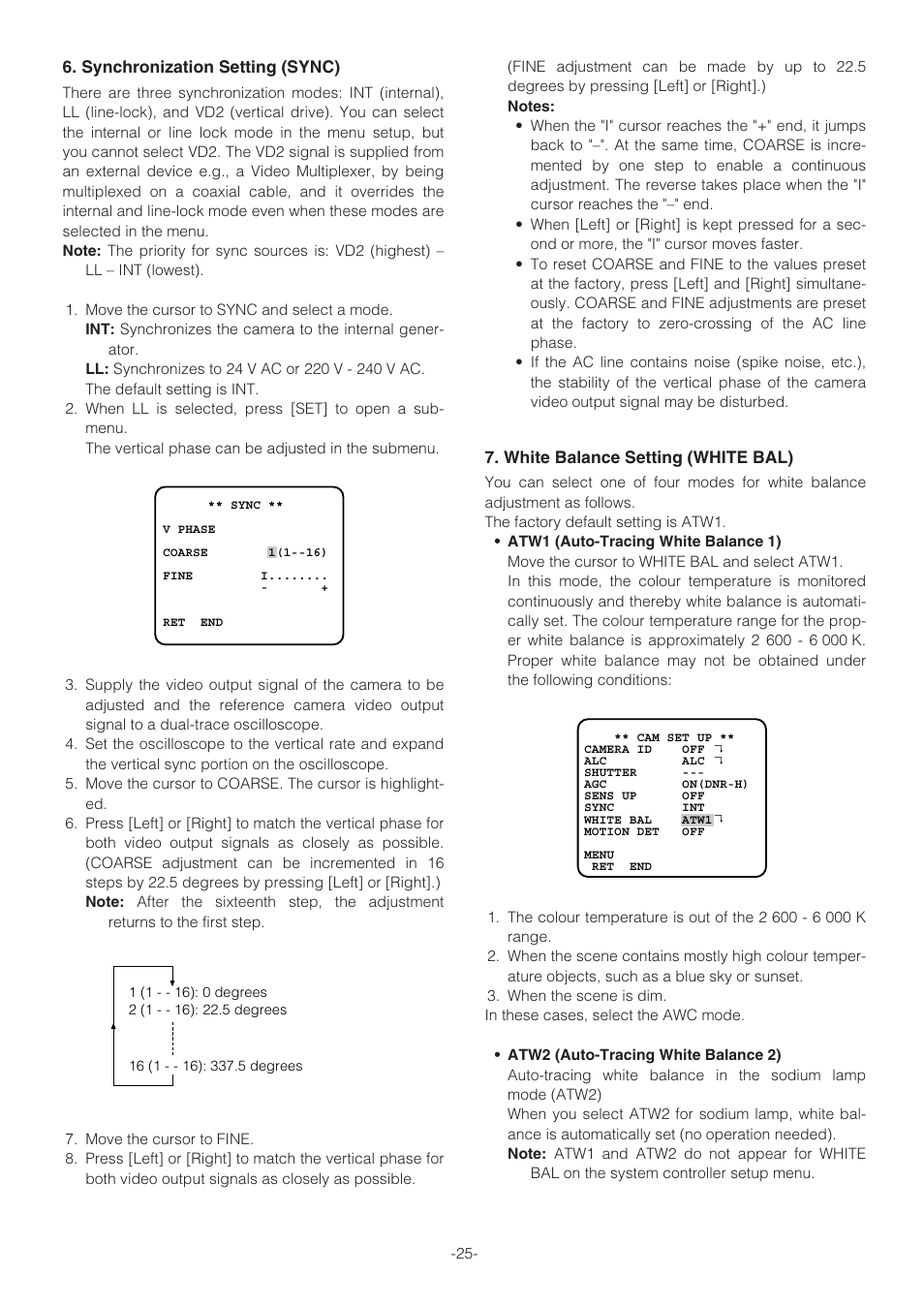 Panasonic WV-NW470S User Manual | Page 25 / 35