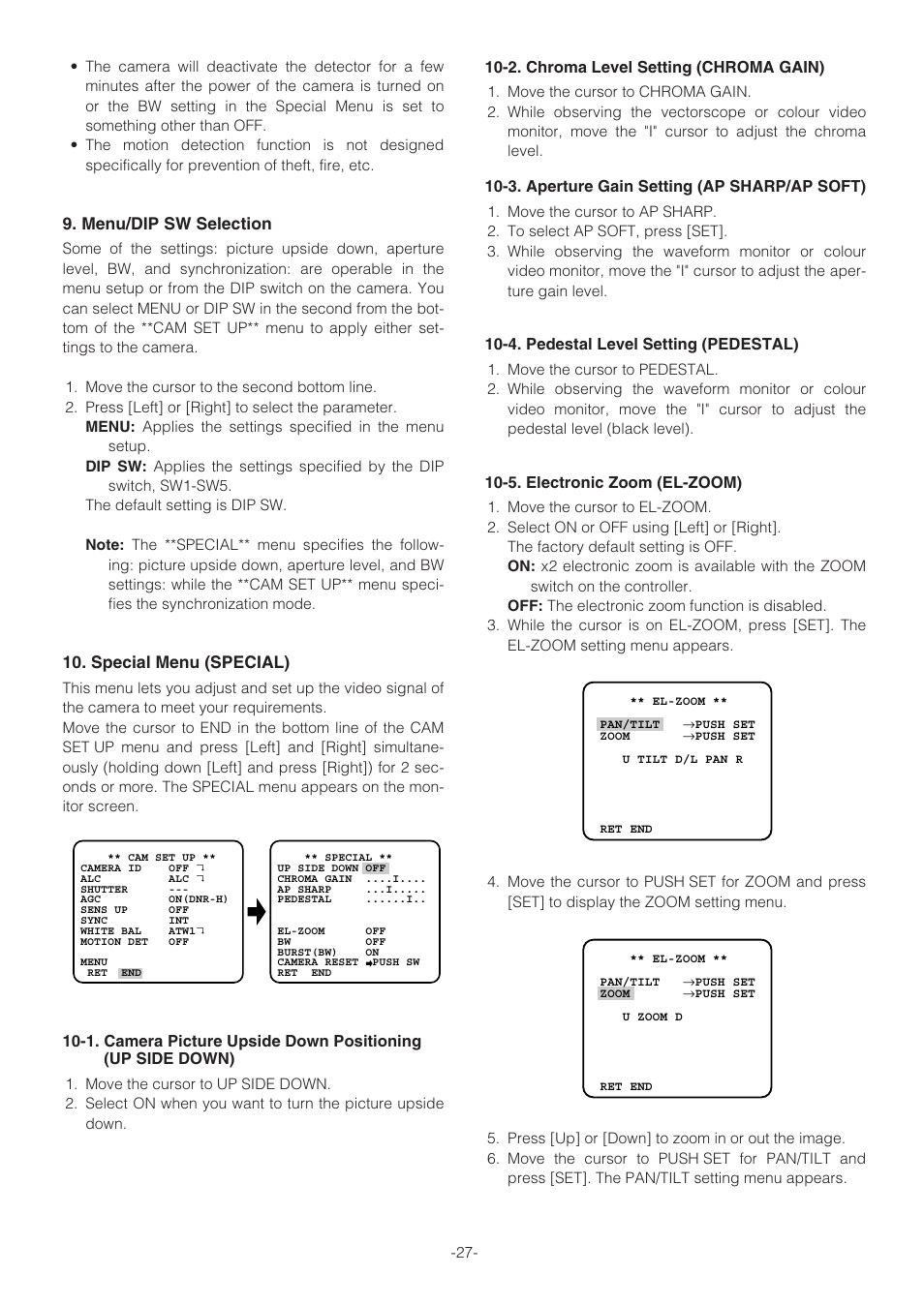 Panasonic WV-NW470S User Manual | Page 27 / 35