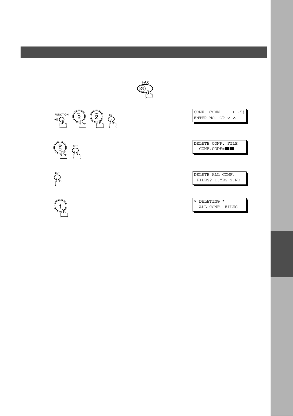 Network features, Confidential mailbox | Panasonic AS200 User Manual | Page 125 / 161