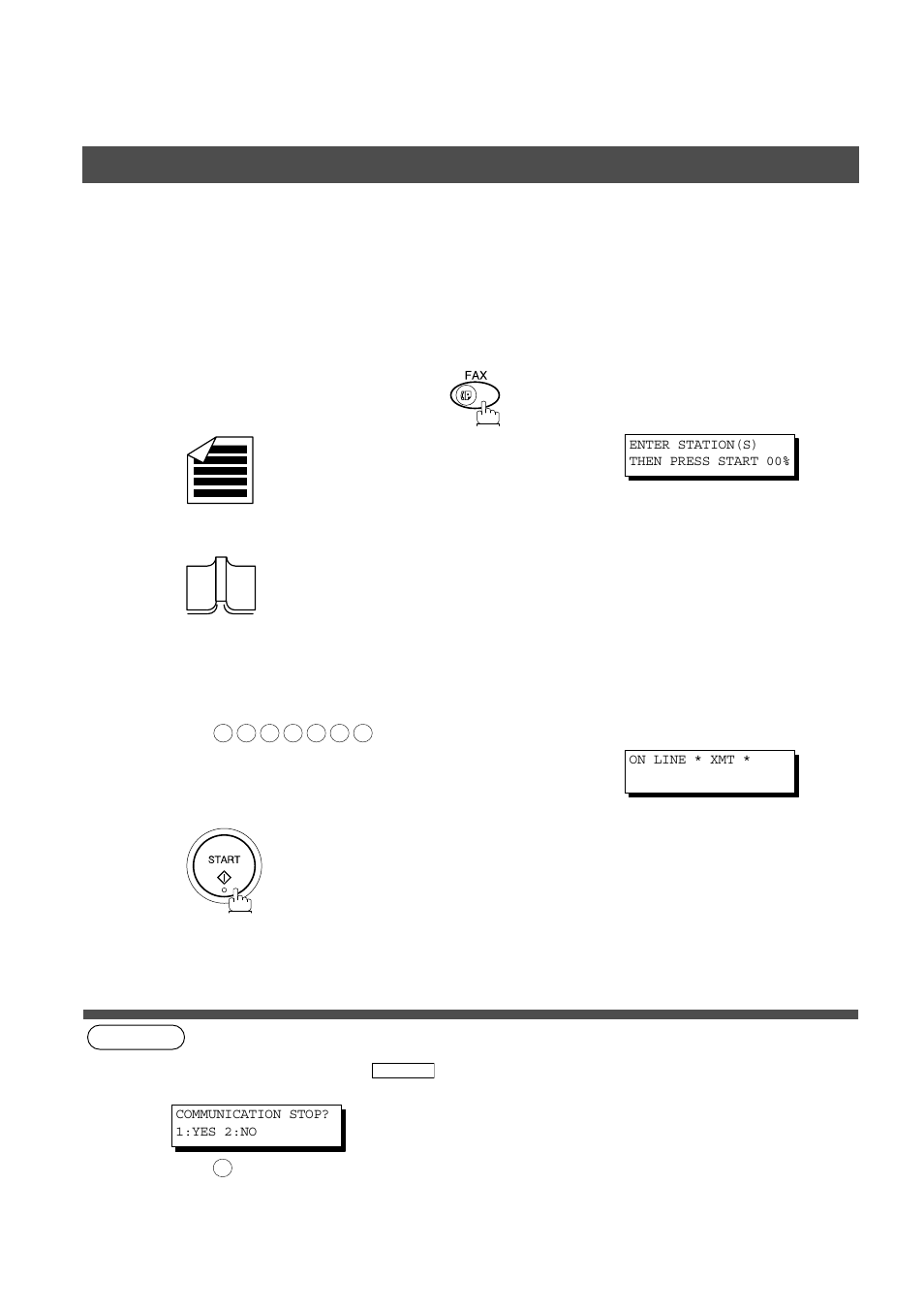 Voice mode transmission, Off-hook dialling, Basic operations | Sending documents | Panasonic AS200 User Manual | Page 58 / 161