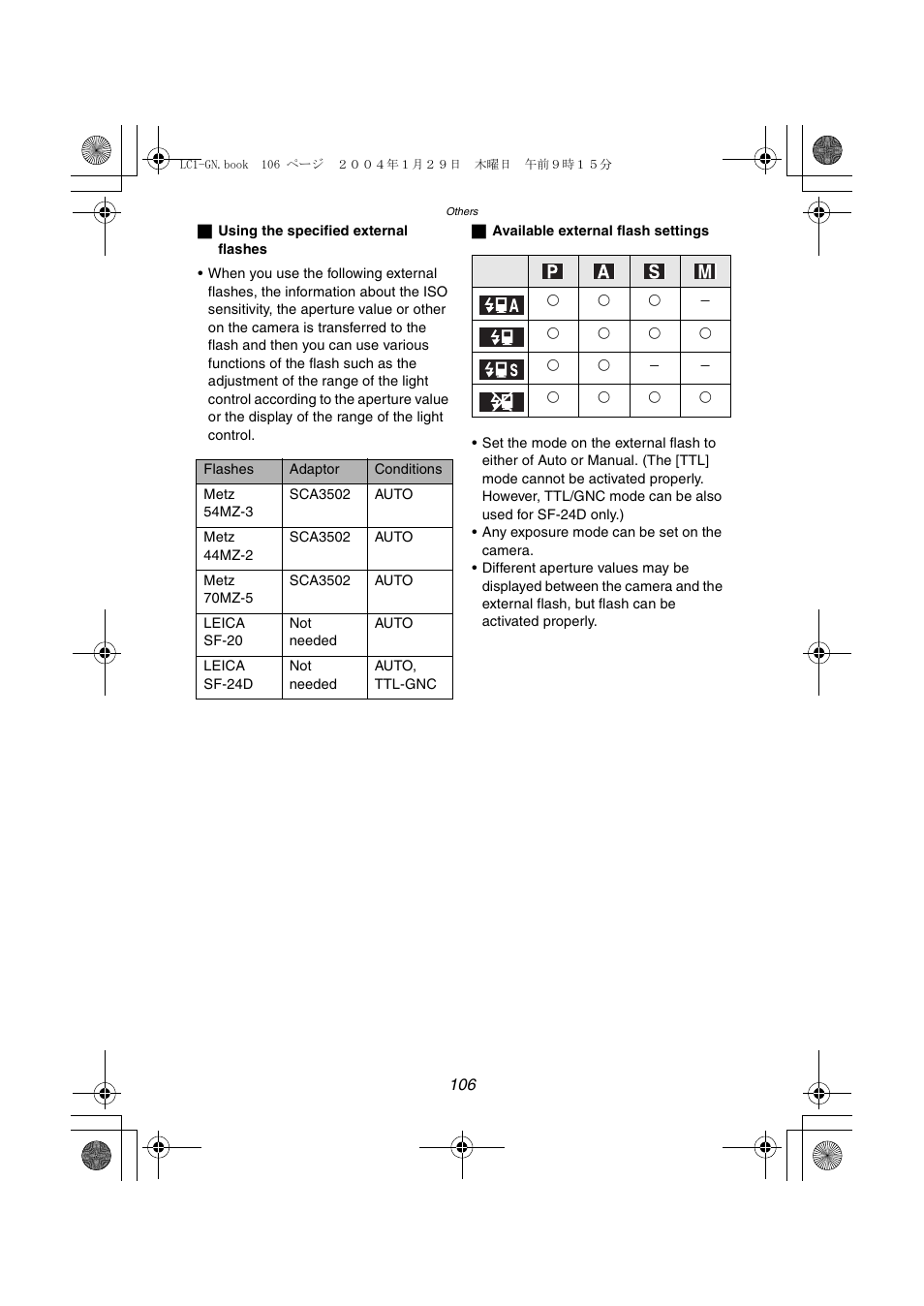 Panasonic DMC-LC1GN User Manual | Page 106 / 128