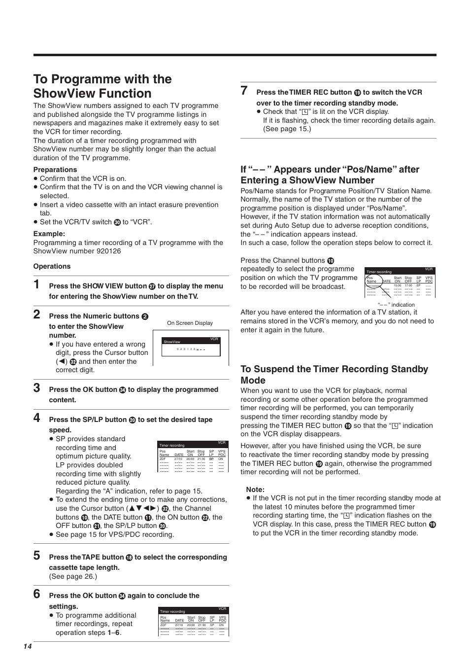 Panasonic NV-FJ610 User Manual | Page 14 / 34