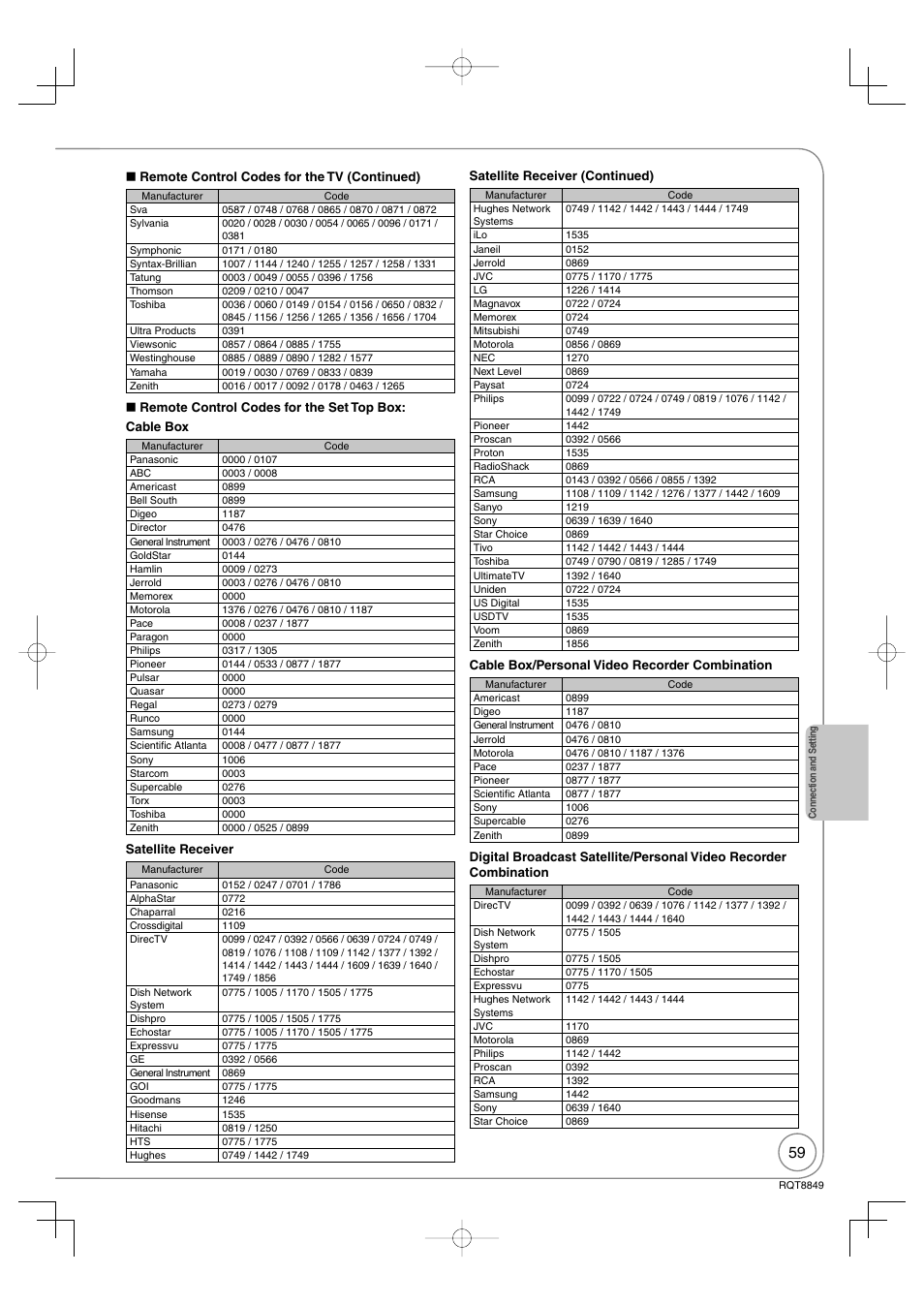 Panasonic DMR-EZ37V User Manual | Page 59 / 88