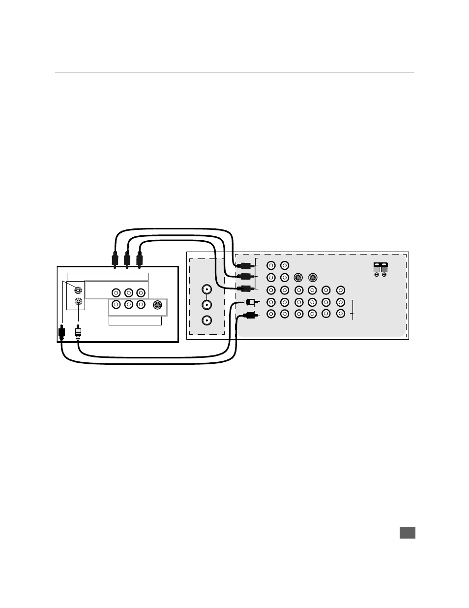 Digital tv - set top (dtv-stb) or dvd connection, Tv - s, Dtv-stb) | Dvd c, Igital, Onnection, And p | Panasonic CinemaVision PT 51HX41 User Manual | Page 14 / 58