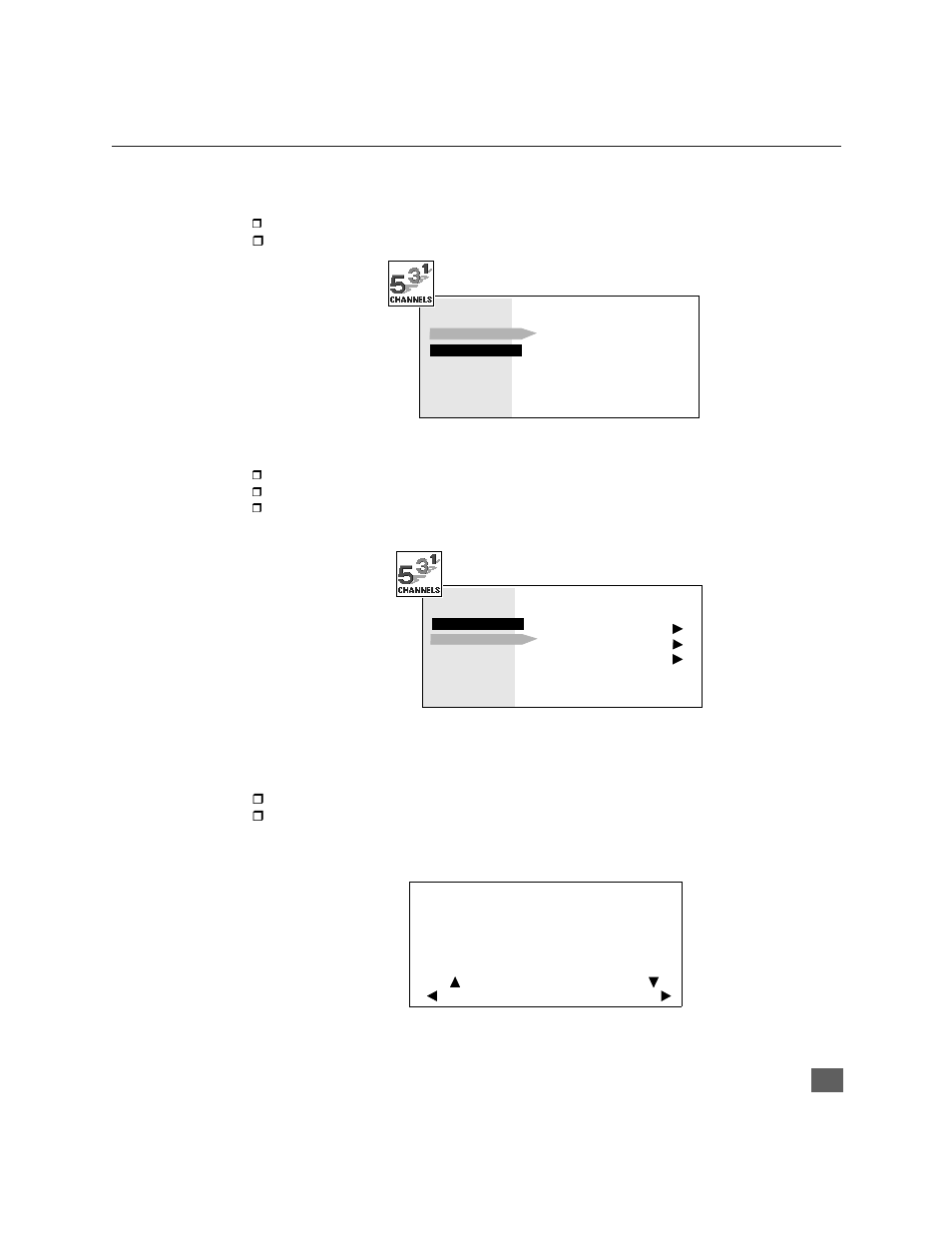 Canales - favoritos/titulos, Funcion para cancelar entradas de video, Canales | Panasonic CinemaVision PT 51HX41 User Manual | Page 55 / 58