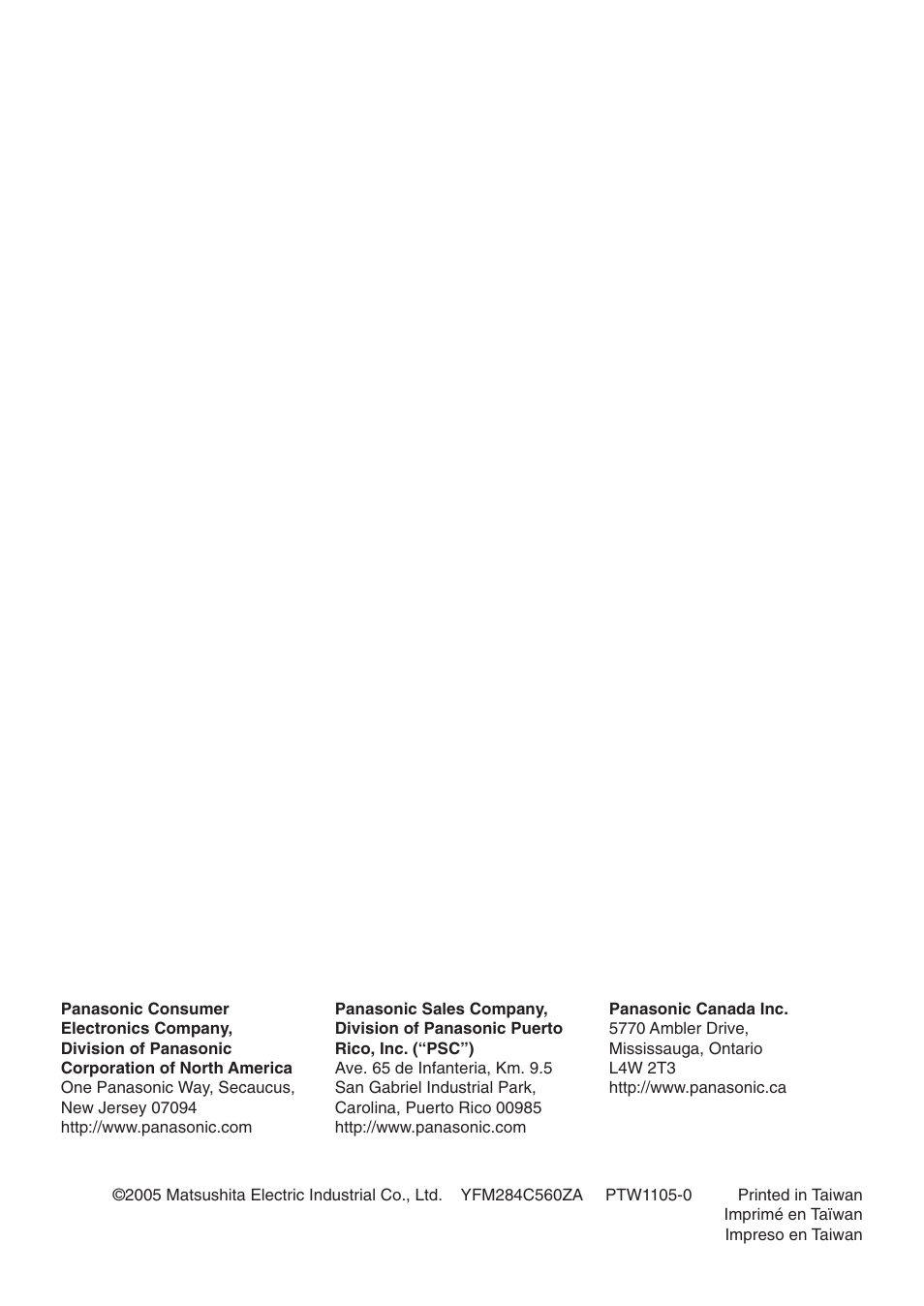 Panasonic CQ-VD7003U User Manual | Page 150 / 150