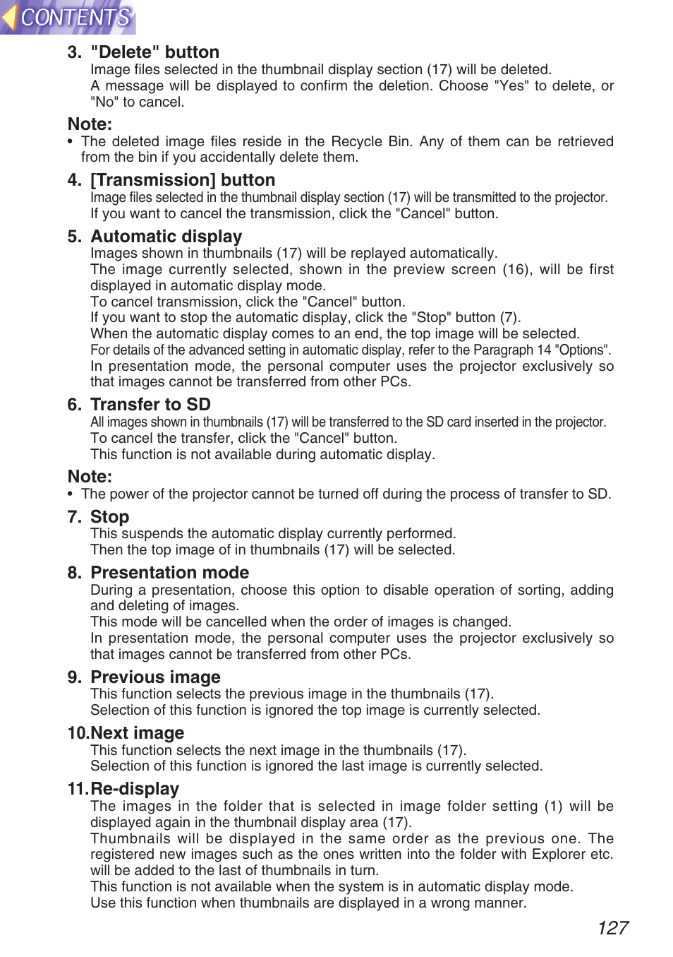 Panasonic TQBH9003-6 User Manual | Page 127 / 146