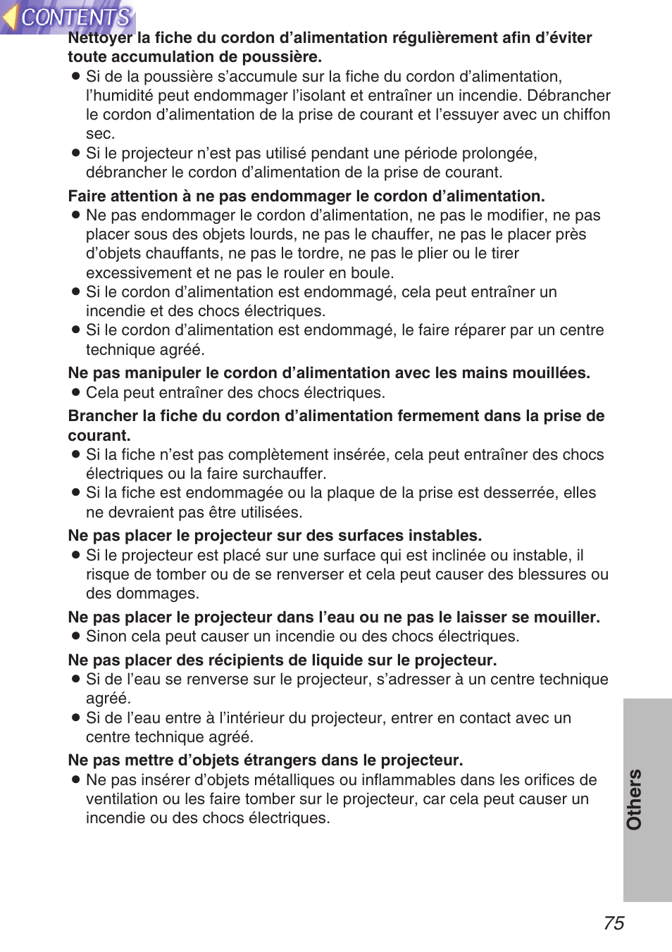 75 others | Panasonic TQBH9003-6 User Manual | Page 75 / 146