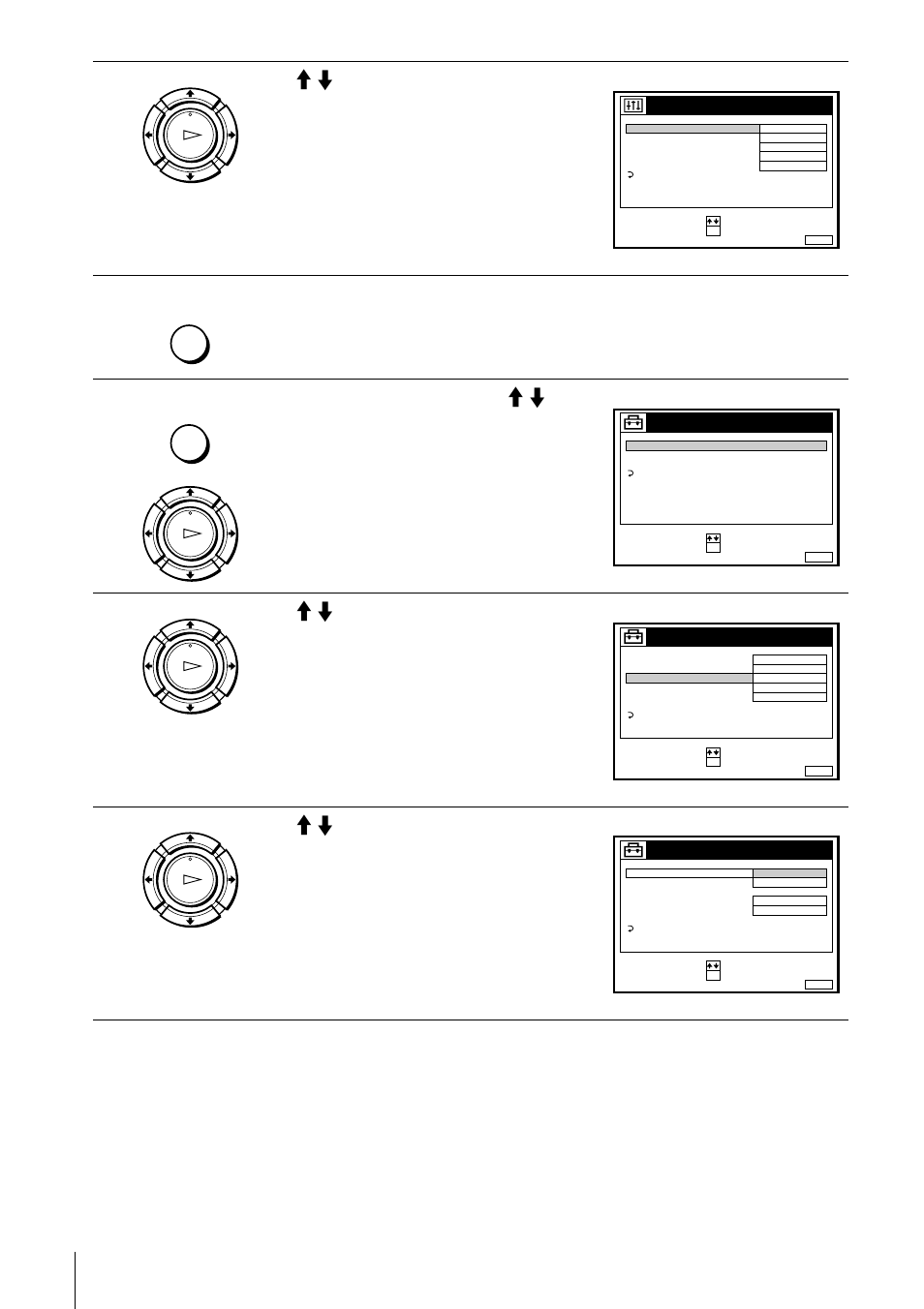 Press m/m to highlight decodeur, then press ok, Press m/m to highlight norme, then press ok, Setting the canal plus decoder | Panasonic SLV-SE700B User Manual | Page 38 / 100