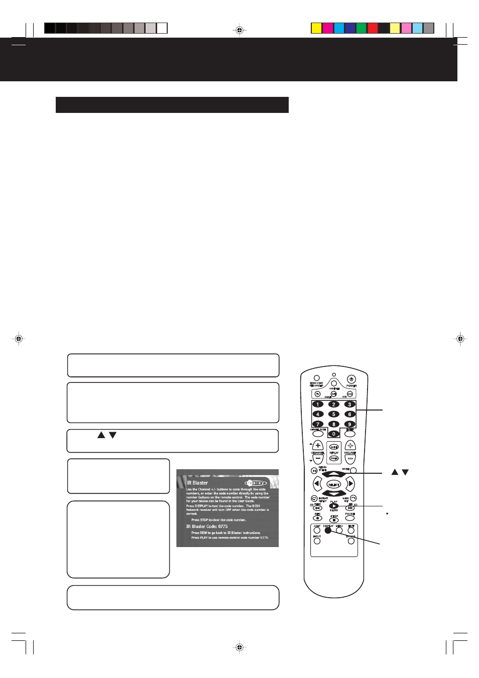 Completing the ir blaster setup | Panasonic PV-HS2000 User Manual | Page 21 / 60