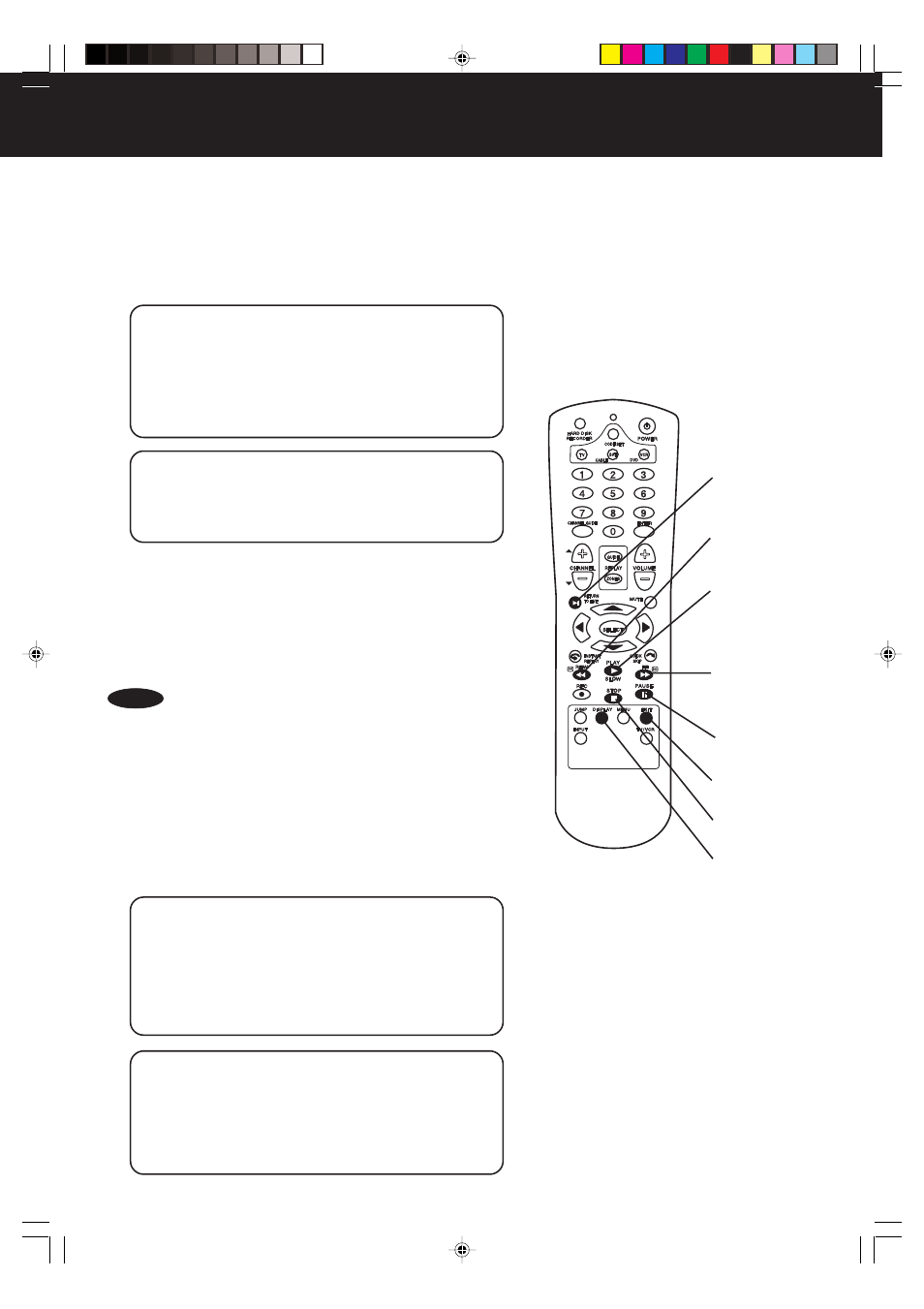 23 pausing live television and recorded shows, Using rewind and fast forward, A2 1 b | Panasonic PV-HS2000 User Manual | Page 23 / 60