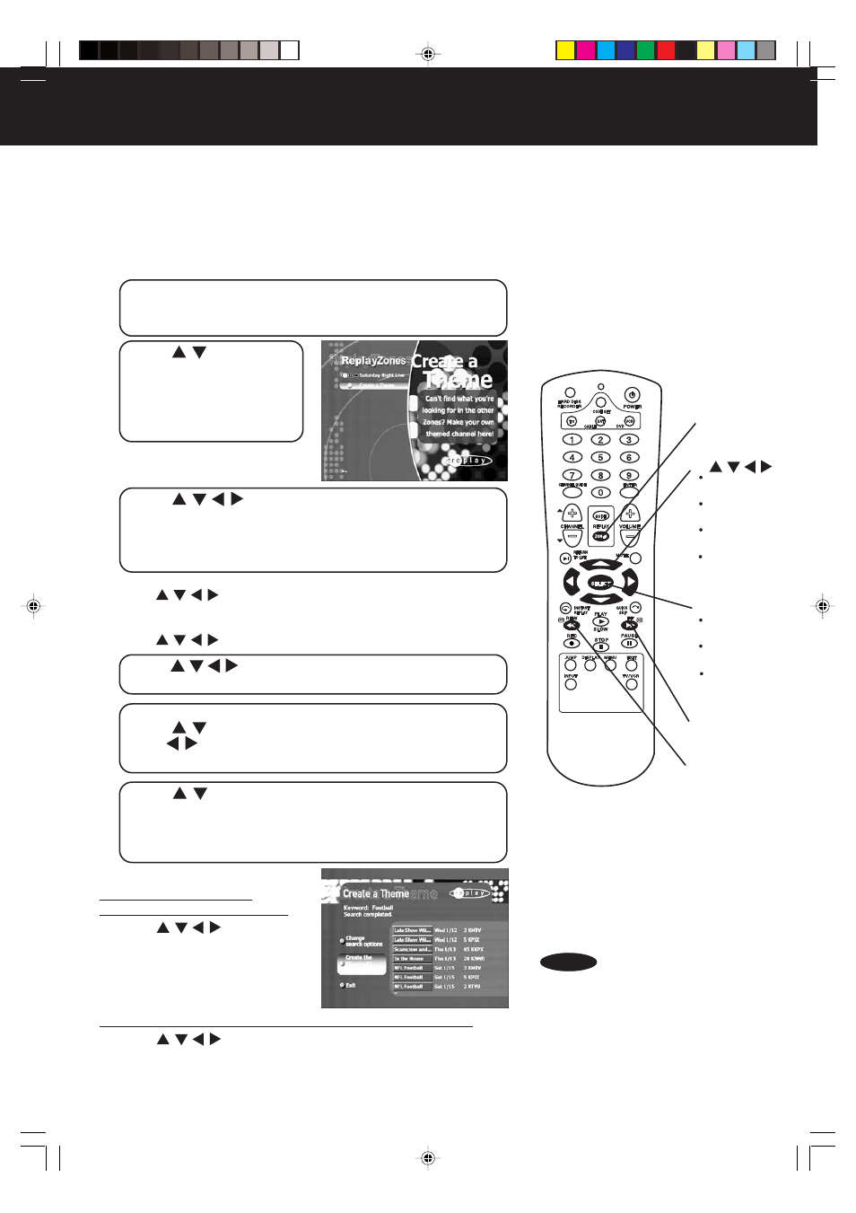 Recording shows based on a theme you choose | Panasonic PV-HS2000 User Manual | Page 31 / 60