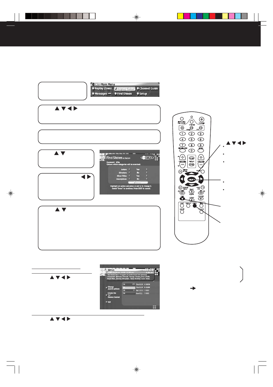 Finding shows | Panasonic PV-HS2000 User Manual | Page 33 / 60