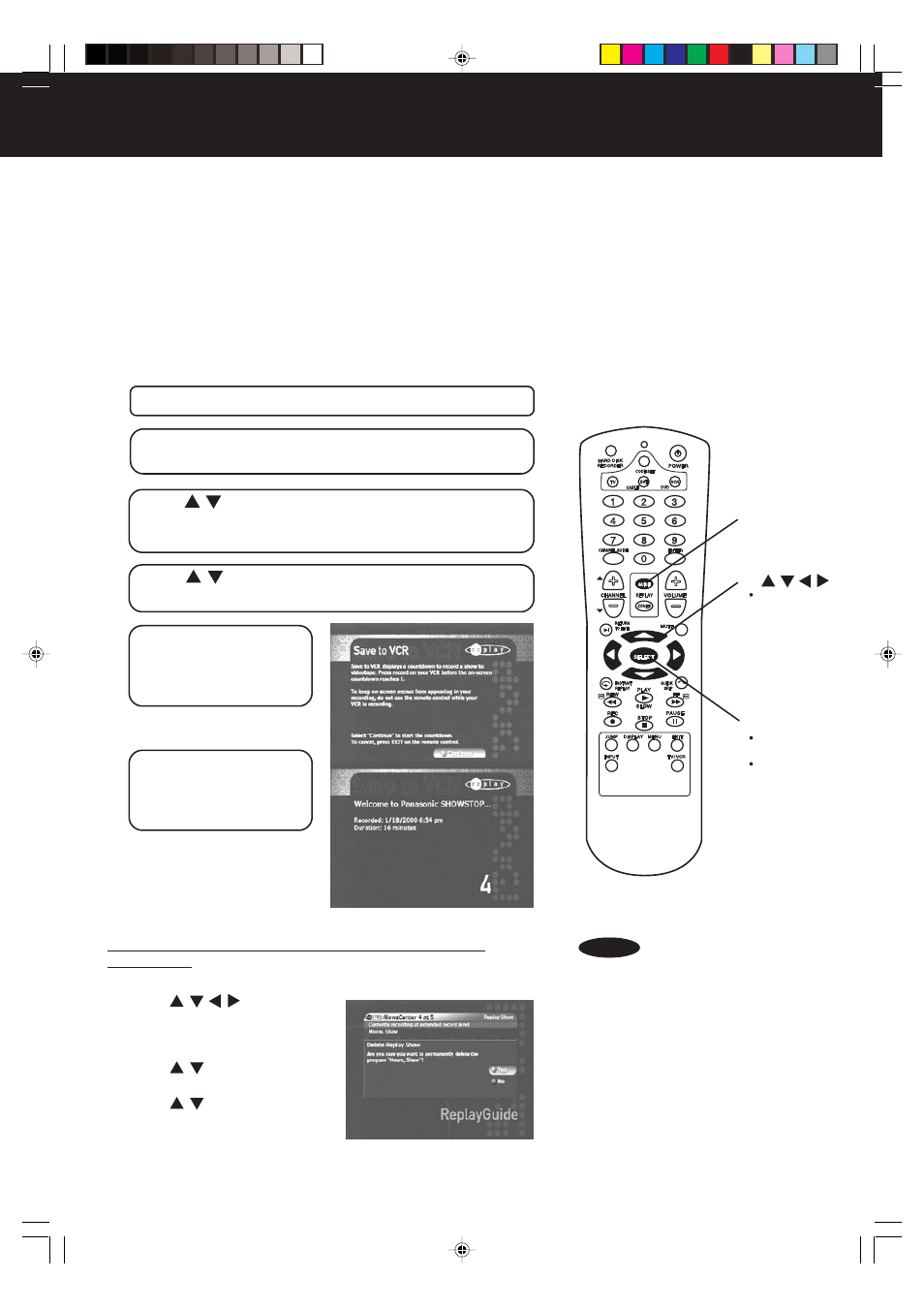 Saving shows to videotape | Panasonic PV-HS2000 User Manual | Page 39 / 60