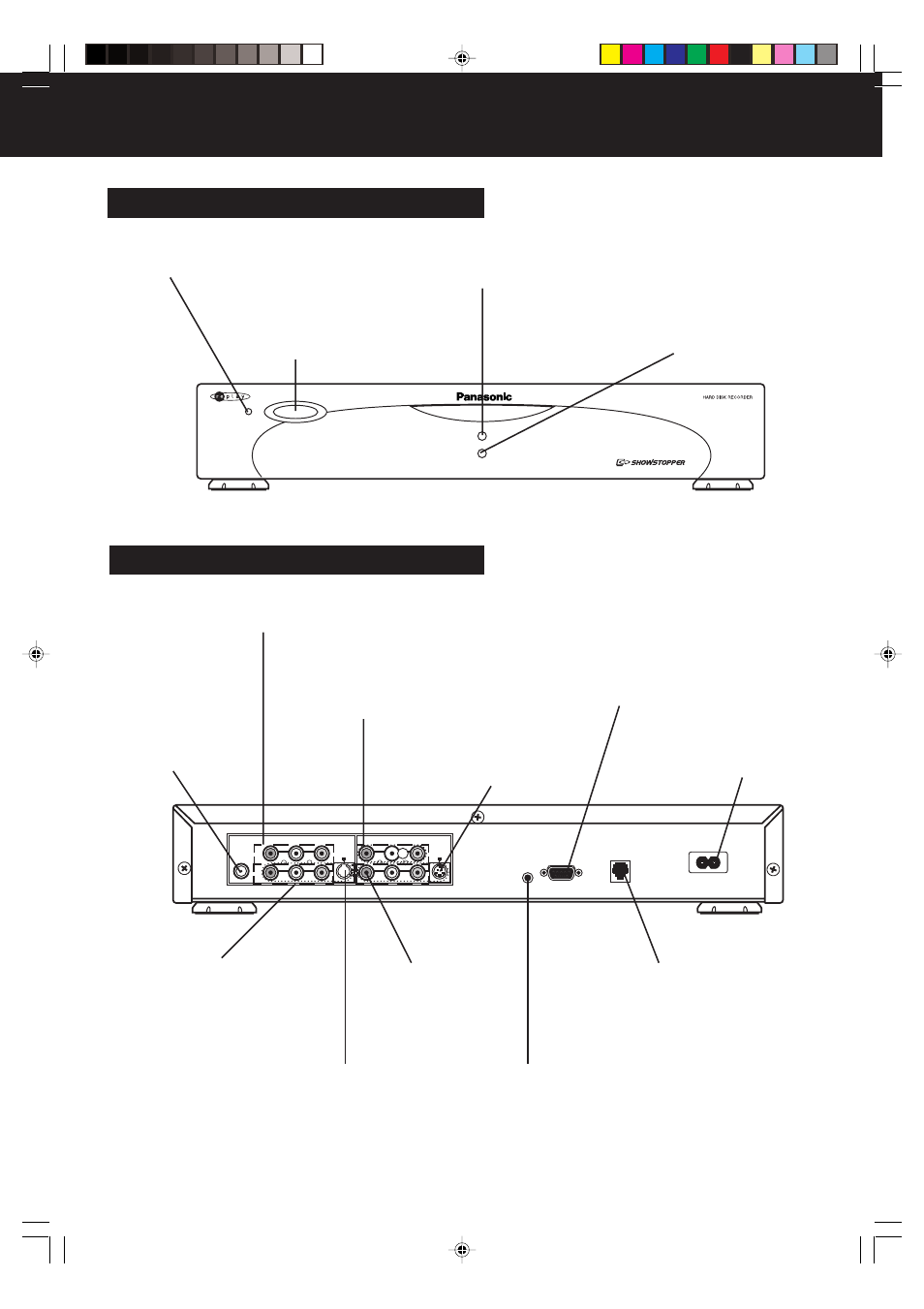 Location of controls | Panasonic PV-HS2000 User Manual | Page 57 / 60