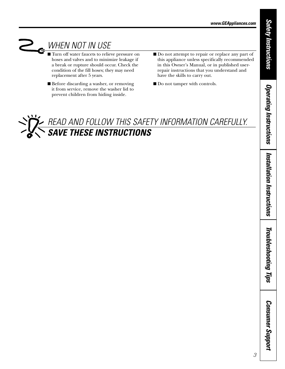Panasonic WSLS1100 User Manual | Page 3 / 24