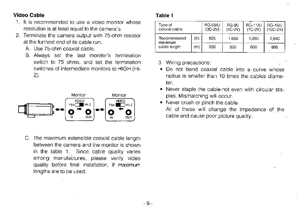 Panasonic WV-CP214 User Manual | Page 11 / 22