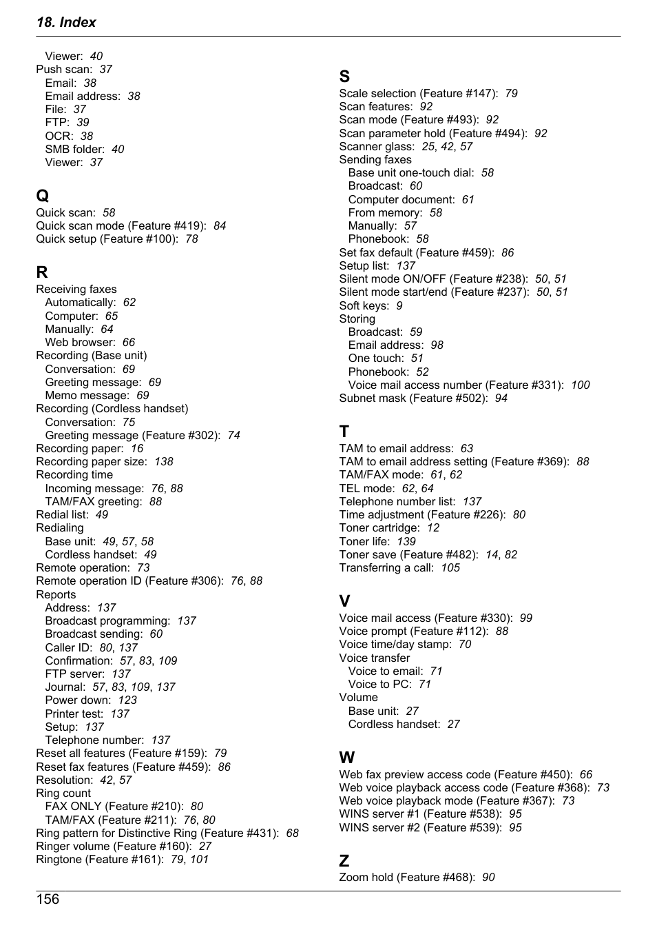 Panasonic KX-MB2060 User Manual | Page 156 / 160