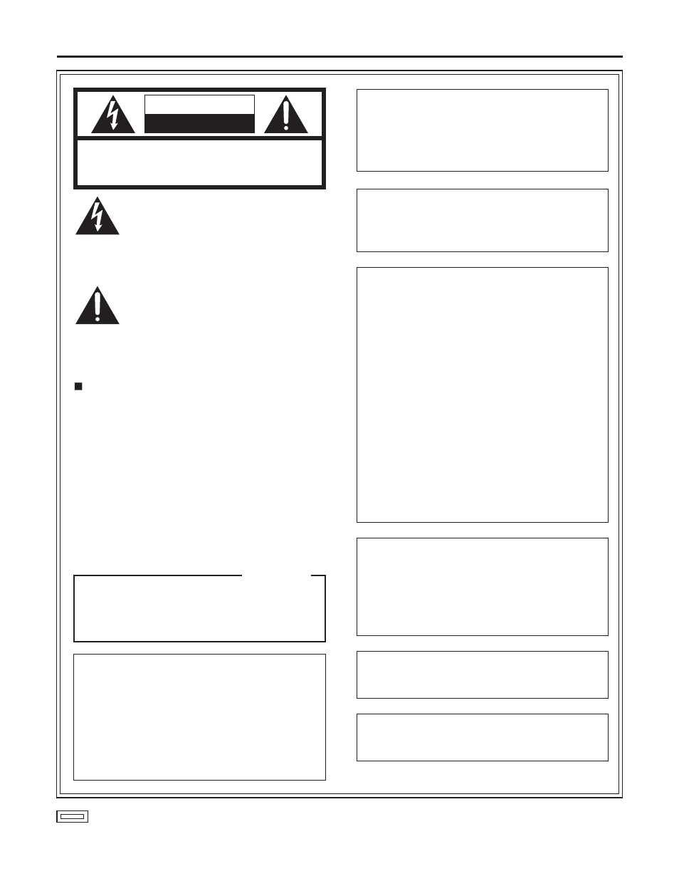 Safety precautions, Warning, Caution | Panasonic AW-HE100N User Manual | Page 2 / 64
